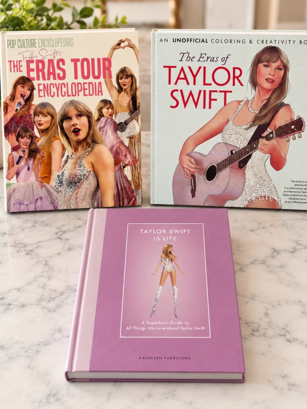 Taylor Swift Book Bundle 3 Eras Tour Encyclopedia Coloring Is Life Hardcover